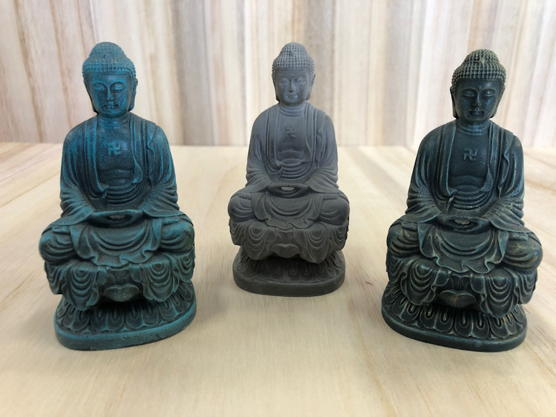 Buda sentado resina 10 cm